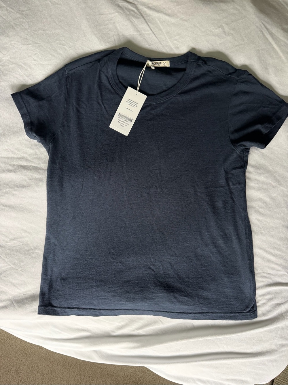 Buck Mason Navy Short Sleeve Crew Tee